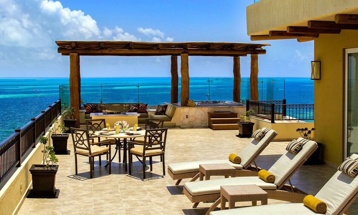Cabo San Lucas Hotel | Villa Del Palmar Cancun 3 Bedroom Penthouse Ocean Front Loft