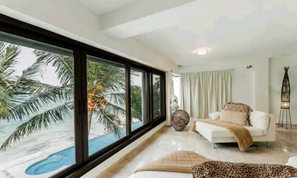 Zona Hotelera Villa | Villa Frente AL MAR muy Cerca de Todo