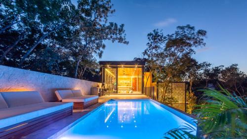 Tulum Villa | Villa LaGú Masterpiece Tulum Jungle 5BR Pool & Spa