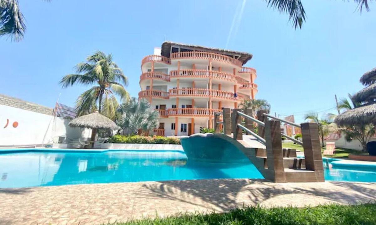 Brisas de Zicatela Apartment | X7 Hermoso departamento a unos pasos de la playa