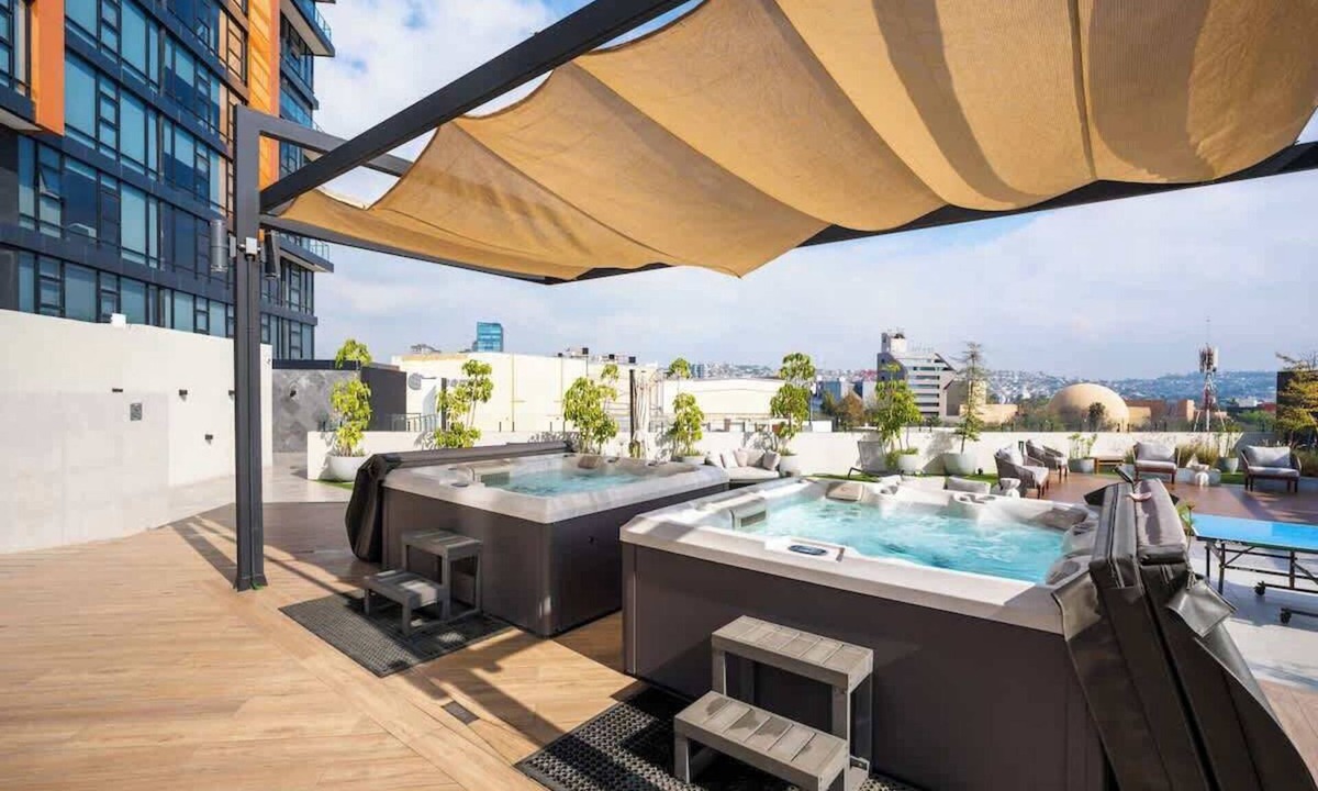 Zona Rio Apartment | Zona Río 1BR | Jacuzzi, WiFi, Gym – Tijuana Downtown