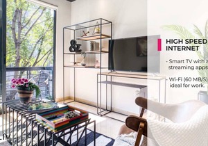 2BR Apt with its own Pvt Balcony | Gym+Rooftop w/Grill