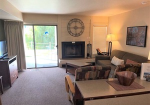 E2 Ground Level Poolside with Two Patios in Manson