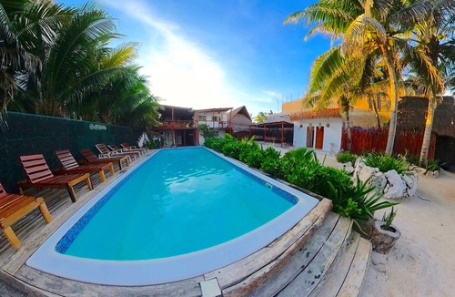 Punta Cancun Villa | 10 BDR Private beachfront villa/Temazcal and pool ideal for groups and families.