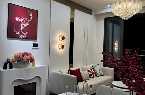 Tu Liem Apartment | 2-bedroom apartment, high floor, open view, new, luxury, Vinhomes Smart CIty Tây Mỗ