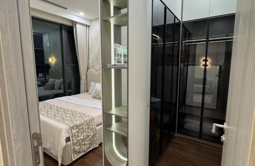 Tu Liem Apartment | 2-bedroom apartment, high floor, open view, new, luxury, Vinhomes Smart CIty Tây Mỗ