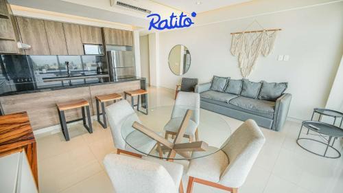 Colonia 5 de Diciembre Apartment | 4B Torre KU 2BR Sofa OceanViews Private Balcony