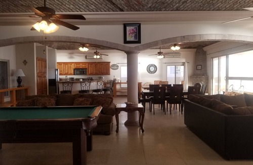 Puerto Penasco House | 5 BDRM 5.5 BATH POOL TABLE PRIVATE GATED GUARDED 4X4s allowed Huge kitchen!