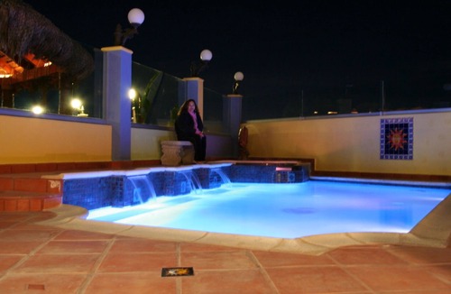 La Salina House | 5 bedrooms Beachfront Pool Spa grassy yard 24-7 security.