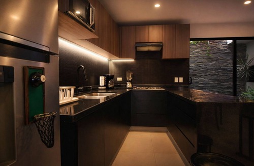 Atlixco House | 75" Cinema Room Game Room - Terrace - Family- Centrally located