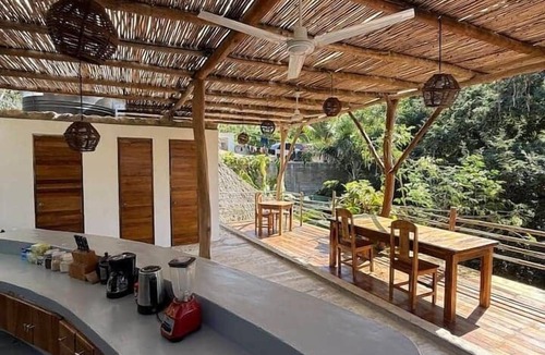 Mazunte House | AC Room with Balcony and Nature Views