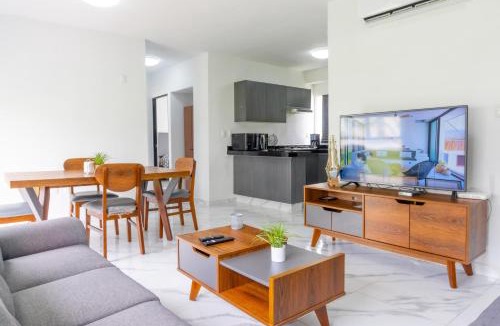 Playa Diamante Apartment | Apartamento con Alberca SmartTV y Jardin