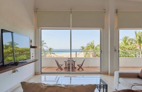 Brisas de Zicatela Apartment | Apartment Beachfront view.