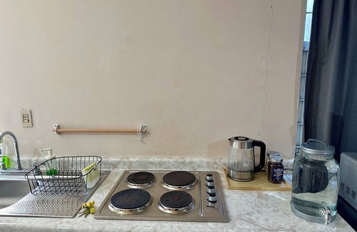Puebla Apartment | Apt. with double bed and patio 20 min. from the historical center