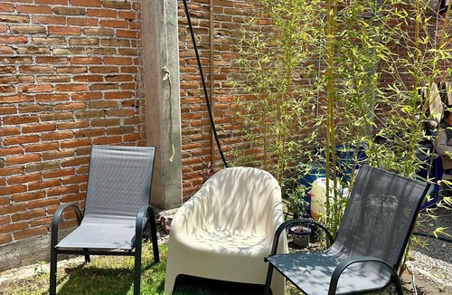 Puebla Apartment | Apt. with double bed and patio 20 min. from the historical center