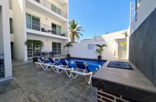 Rincon de Guayabitos Apartment | B3 Condo con terraza privada y jacuzzi a metros de la playa
