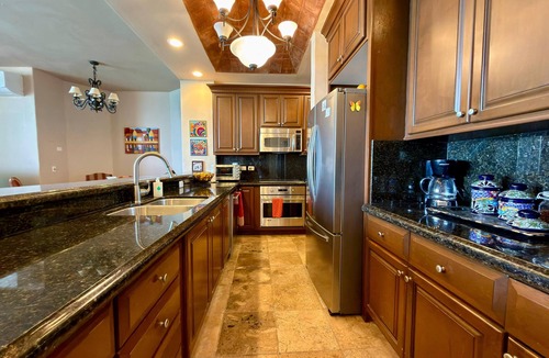San Carlos Condo | Beachfront 2BR Escape, Panoramic Views + Starlink in San Carlos, Sonora.