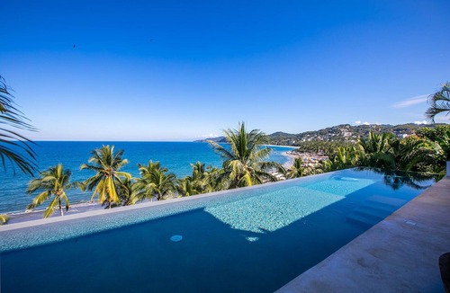 Sayulita Villa | Beachfront Luxury with Views, Heated Pool, Steps to Town