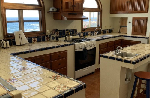 Los Zacatitos House | Beachfront property -- swimmable beach — accommodates from 2 to 12 people.