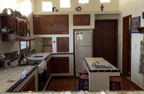 Los Zacatitos House | Beachfront property -- swimmable beach — accommodates from 2 to 12 people.