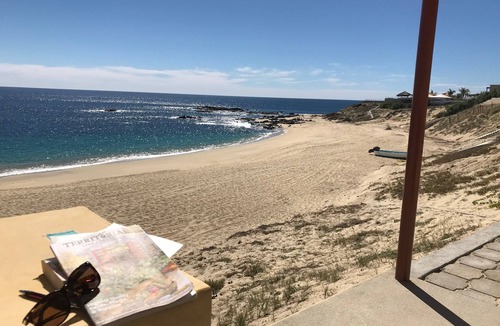 Los Zacatitos House | Beachfront property -- swimmable beach — accommodates from 2 to 12 people.