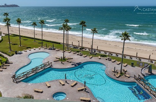 Puerto Penasco Condo | Beachfront Upper Floor Luxury Condo - Sonoran Spa W609 3 BR 2 BA Next to the Pool, High Speed Wi-Fi