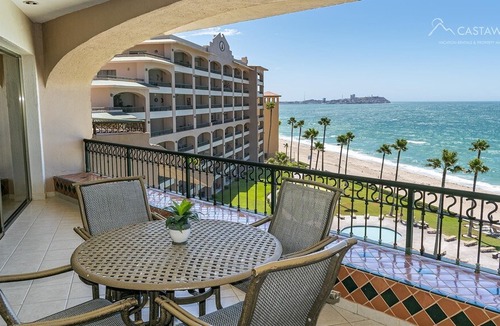 Puerto Penasco Condo | Beachfront Upper Floor Luxury Condo - Sonoran Spa W609 3 BR 2 BA Next to the Pool, High Speed Wi-Fi