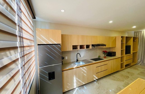 Crucecita Apartment | Bi-Aura Loft Modern Wellness in paradise - Rooftop Pool - Near Santa Cruz Bay
