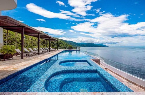 Mismaloya Apartment | Blue Horizon 502 | 1BR/2BA Puerto Vallarta Ocean View, Pool & Gym