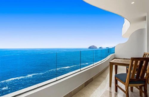 Mismaloya Apartment | Blue Horizon 502 | 1BR/2BA Puerto Vallarta Ocean View, Pool & Gym