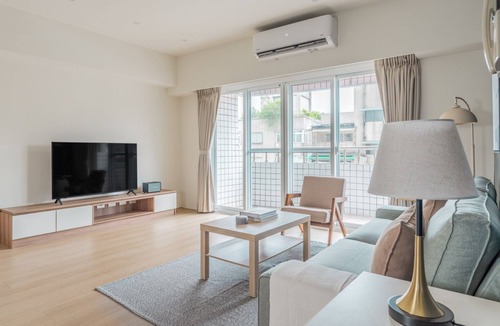 Xinyi Apartment | Blueground | Jingxin District, balcony, nr park (TPE-5)