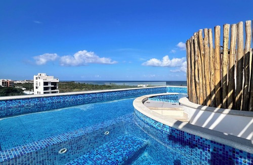 Luis Donaldo Colosio Apartment | Bohemian Condo, Roof pool with ocean view!