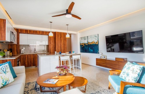 Emiliano Zapata Condo | BRAND NEW PENTHOUSE CONDO IN ROMANTIC ZONE - LISTEN TO THE WAVES
