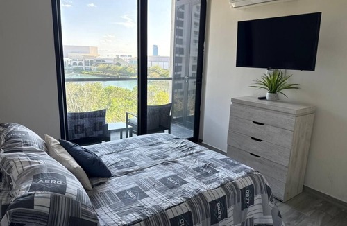 Merida Municipality Apartment | Bright 2-bedroom apartment in beautiful Mérida with AC and gym access