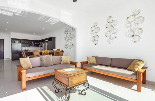 La Paloma House | Bright dog-friendly home with heated pool, hot tub, streaming, & ocean views