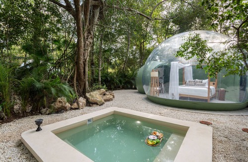 Puerto Morelos House | Bubble Hotel in the Mayan Jungle