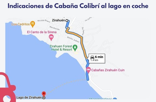 Zirahuen Cabin | Cabaña Colibrí surrounded in Nature w Lake View