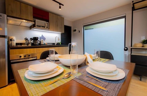 Escandon Apartment | Capitalia | Chic Loft | Rooftop Garden Inspiration