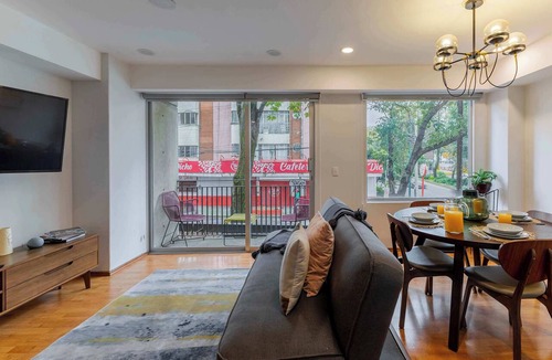 Anahuac Condo | Capitalia | Remote-Work Ready | Gym & Pet Friendly