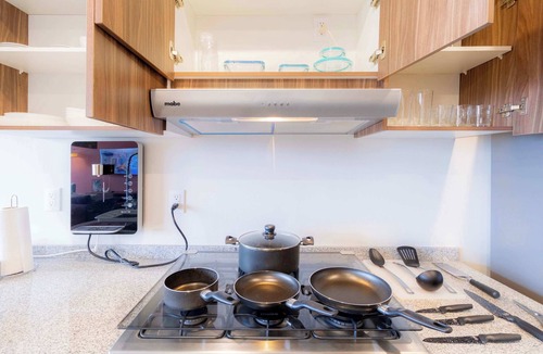 Benito Juarez Apartment | Capitalia | Terrace Views for Every Mood + Gym