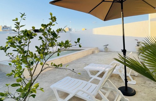 Merida House | Casa Begonias, Refréscate en la Alberca, Para 4- 6 Personas, Mérida Yucatán