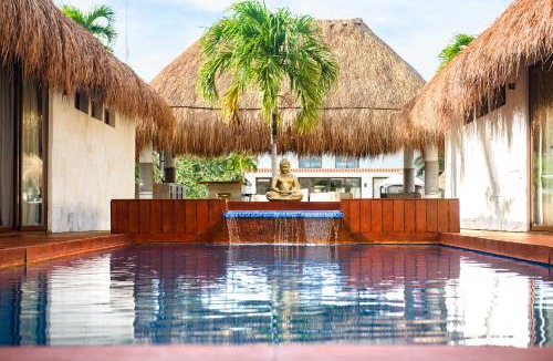 Puerto Aventuras Villa | CASA BUDA VILLA RIVIERA MAYA Puerto Aventuras MUELLE PRIVADO