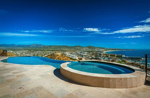 Pedregal Villa | Casa Cielo at Pedregal: 10BR Hilltop Villa with Marina & Ocean Views