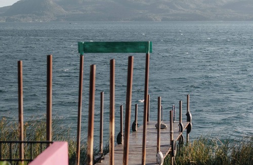 Santa Cruz La Laguna House | Casa de Larry, Lakefront 3 Bedroom Villa, Private Deck and Palapa over the Lake