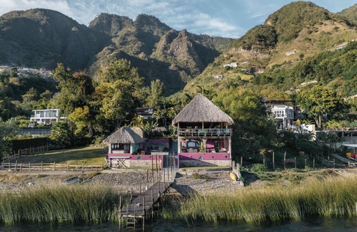 Santa Cruz La Laguna House | Casa de Larry, Lakefront 3 Bedroom Villa, Private Deck and Palapa over the Lake