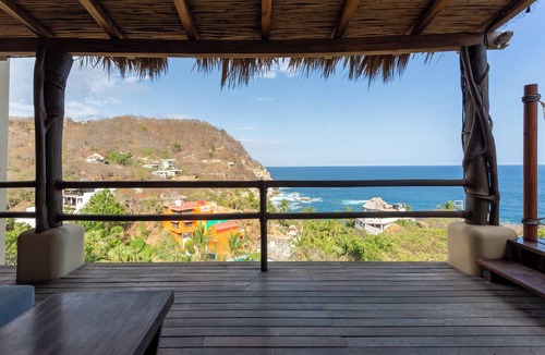 Puerto Angel Villa | Casa Roni | Cliffside Villa Above Estacahuite Bay, Oaxaca