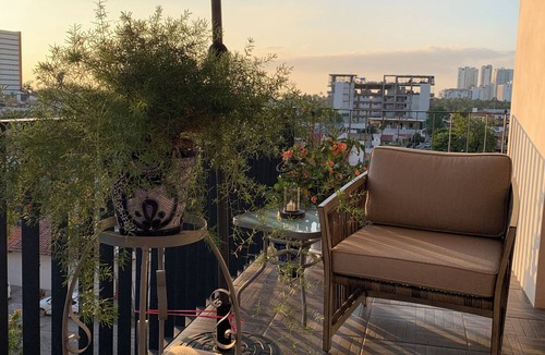 South Hotel Zone Apartment | Casa Teresita-2BD/2BA in trendy Versalles with a rooftop saltwater pool.