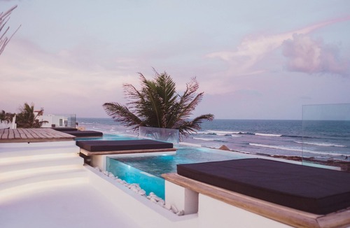 Tulsayab House | Casa Xuul Oceanfront Villa Chef Staff, Pools, Hot tub & Rooftop 24 guests