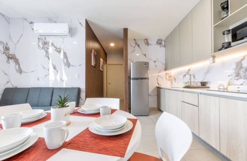 Monterrey Centro Apartment | ¡Cerca de Fundidora! 7 huéspedes|King bed 2BR|2br