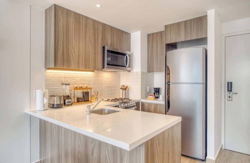Ampliacion Granada Apartment | Chic 1-Bedroom with Balcony in New Polanco